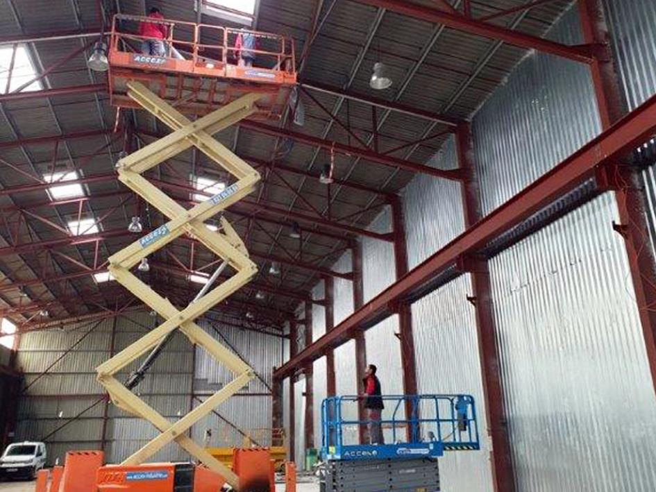 Bluebac Pneu Reno Bluetek chantier Smurfit
