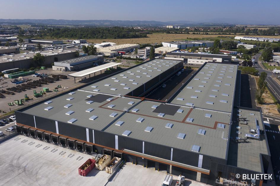 Lanterneaux Calor Control plateforme logistique Corbas