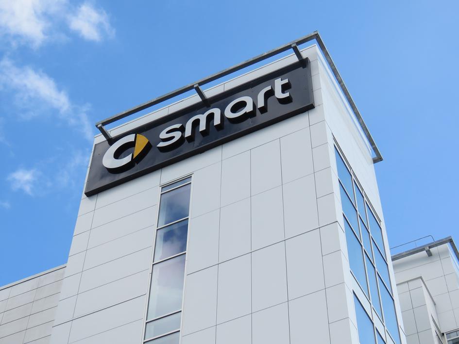 Rénovation façades tours smart France Hambach par Bluetek