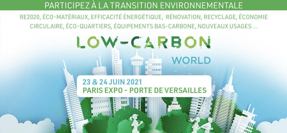 Participation Genatis Adexsi salon low-carbon World 2021