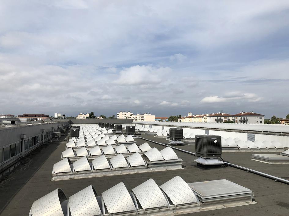 Exemple module Adiabox rafraîchissement bâtiment industriel Toulouse