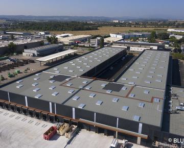 Lanterneaux Calor Control plateforme logistique Corbas