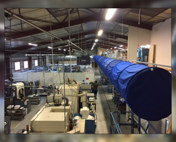 Installation adiabatique rafraîchissement bâtiment industriel Intech Medica