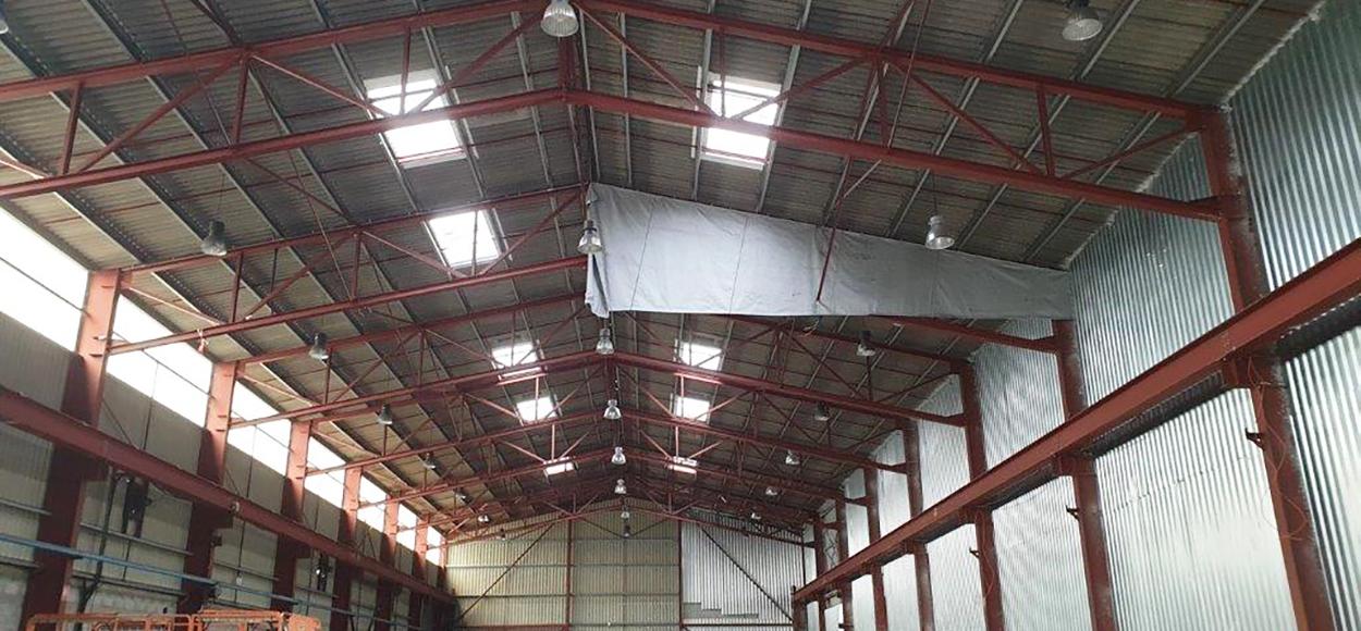 Ecran de cantonnement chantier Smurfit Cenon Gironde