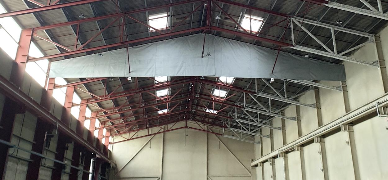 Ecran de cantonnement chantier Smurfit Cenon Gironde