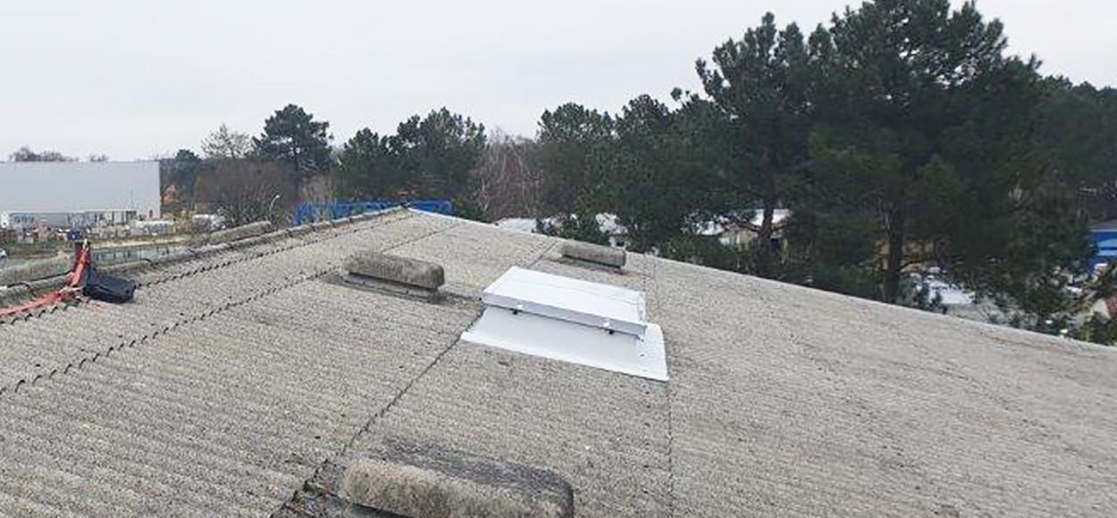 Lanterneaux Bluebac Pneu Reno chantier Smurfit