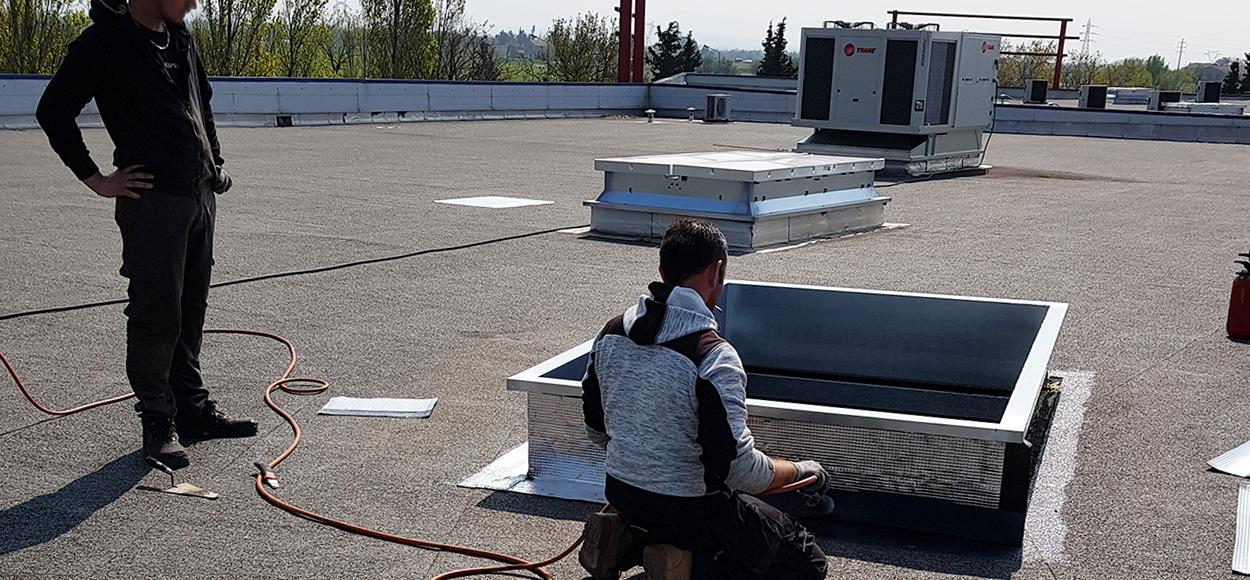 Pose lanterneaux Bluetek par GSI