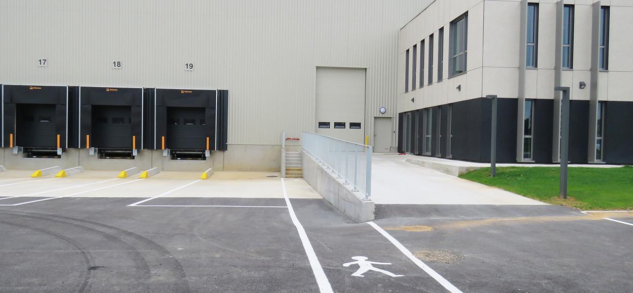 Référence bâtiment logistique Adexsi