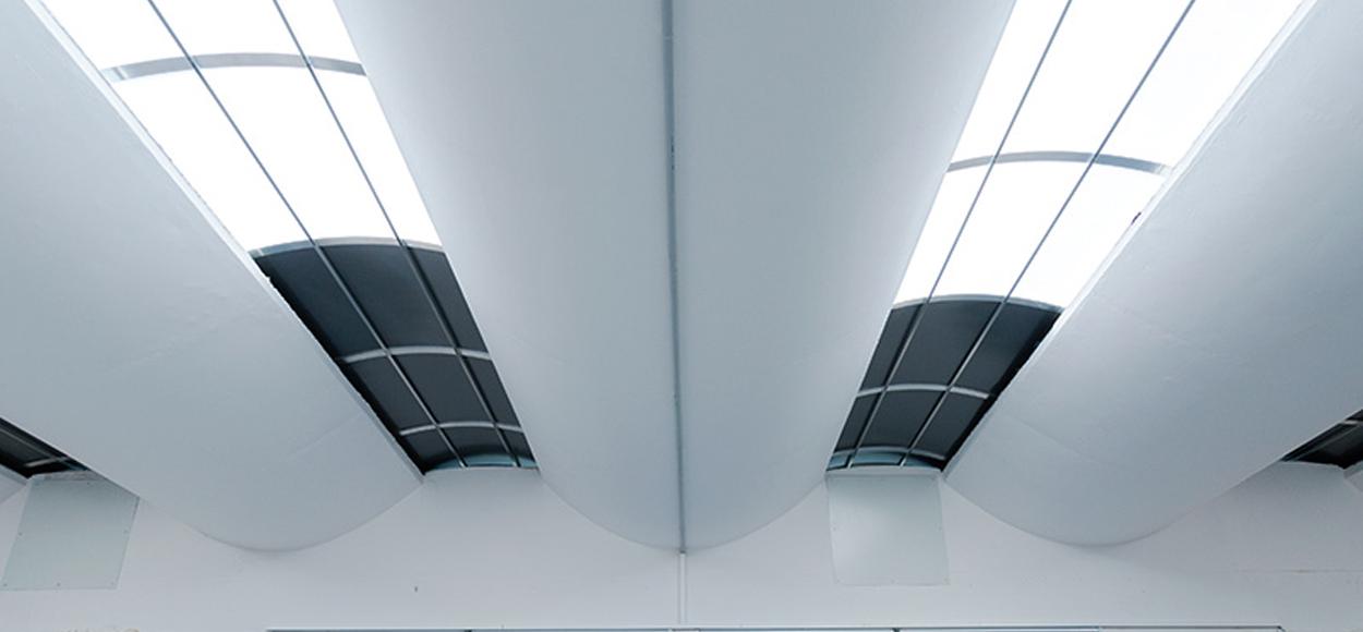 Ateliers Courrèges Pau rénovation voûtes PCA noir et opalescent référence Adexsi marques Bluetek Bluevoûte Bluecoif DV Pneu